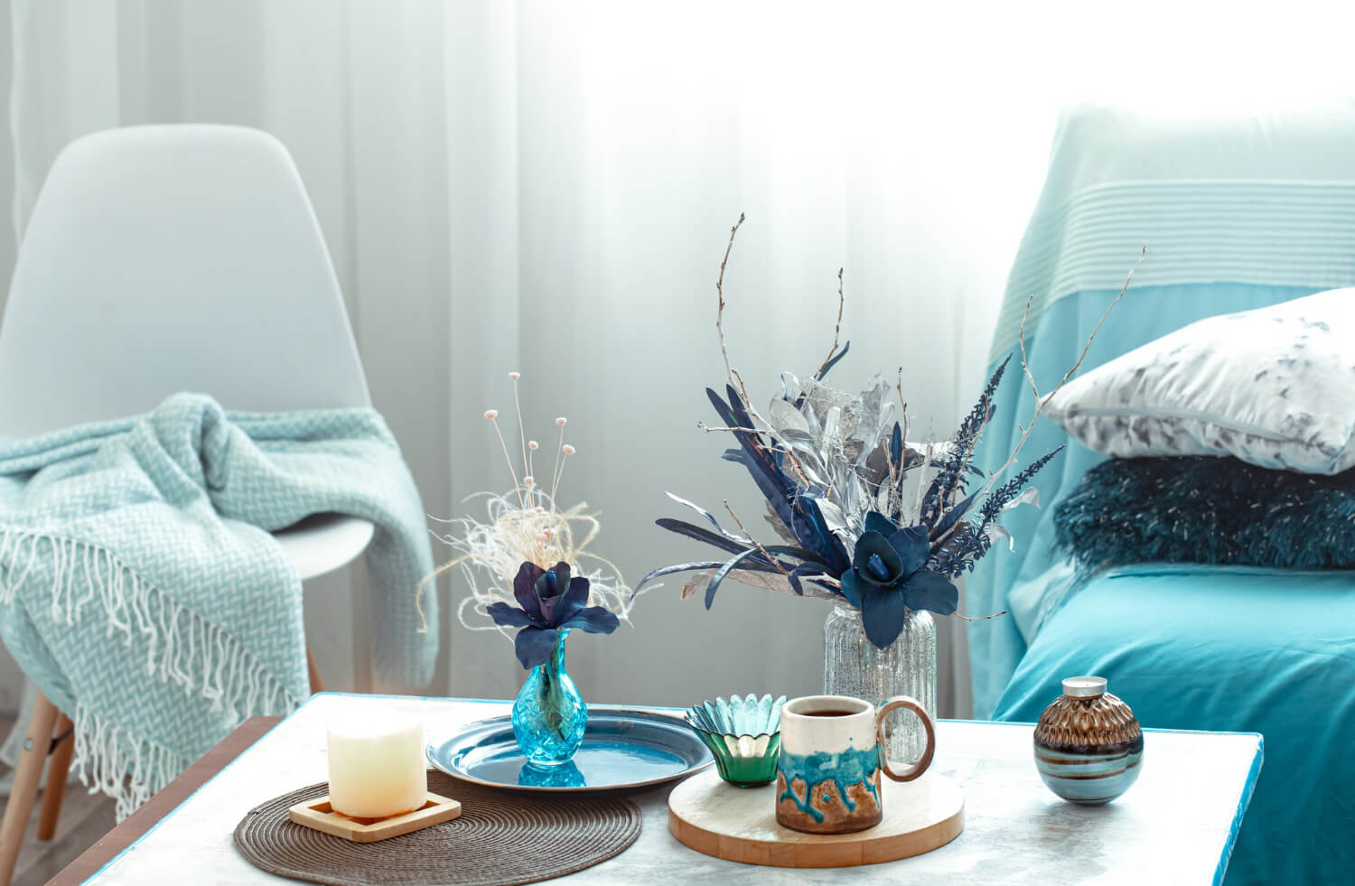 Subtle scents in a beach home