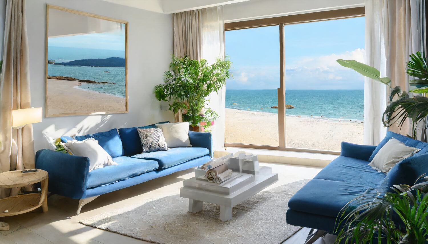 Image showcasing Beachfront Living: The Calm of Coastal Interior Design - THE DESIGN ...